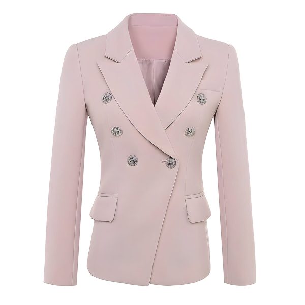 Slim Fit Blazer - Coral