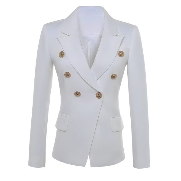 Slim Fit Blazer - Pearl