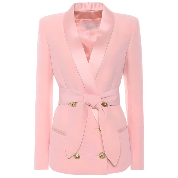 Belted Slim Fit Blazer - Multiple Colors