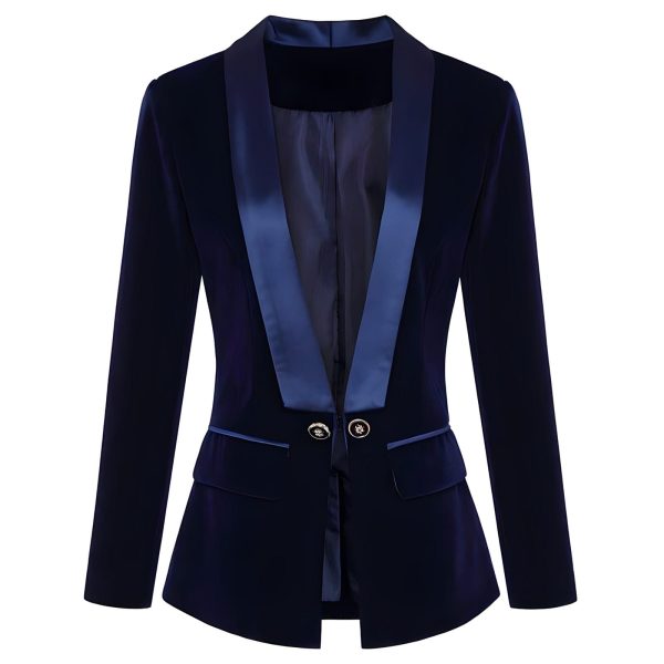 Velvet Slim Fit Blazer - Multiple Colors