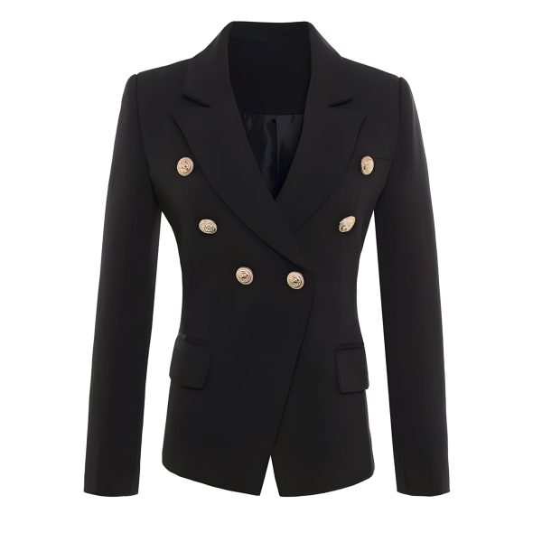 Slim Fit Blazer - Jet Black