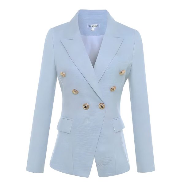 Slim Fit Blazer - Powder Blue